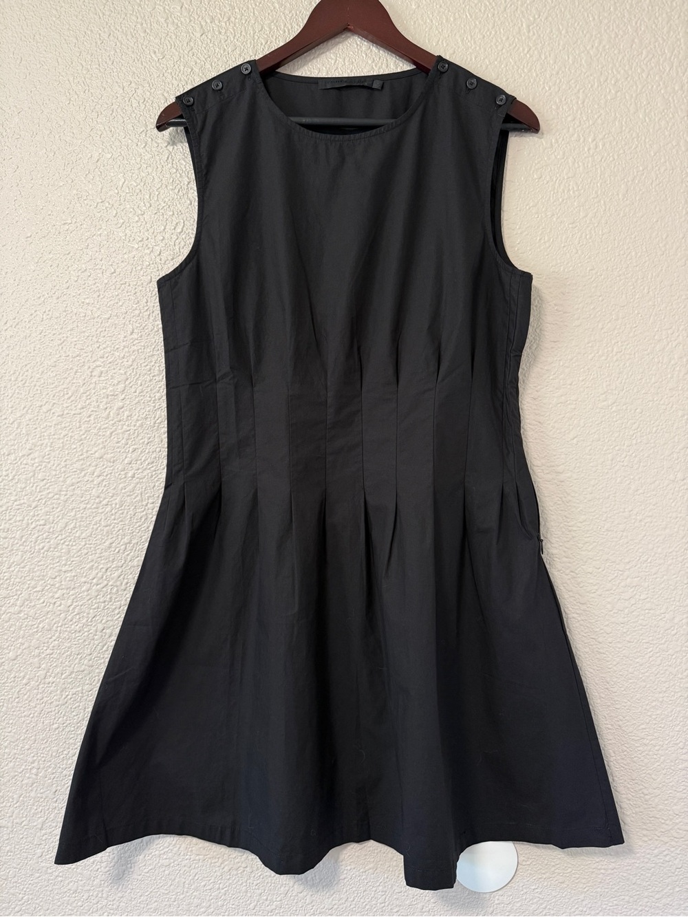 NWOT Jenni Kayne Reverie Dress Black Cotton Mini Sundress A-Line Medium Summer - Picture 7 of 11